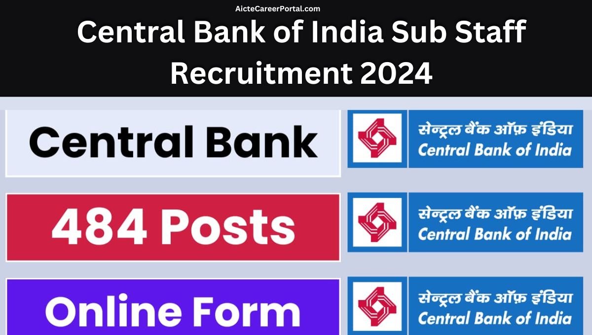 Central Bank of India Sub Staff Recruitment 2024