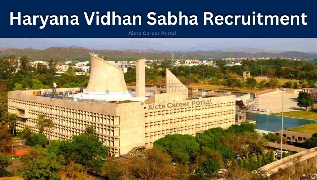 Haryana Vidhan Sabha Recruitment 2024 Notification and Offline Application Form